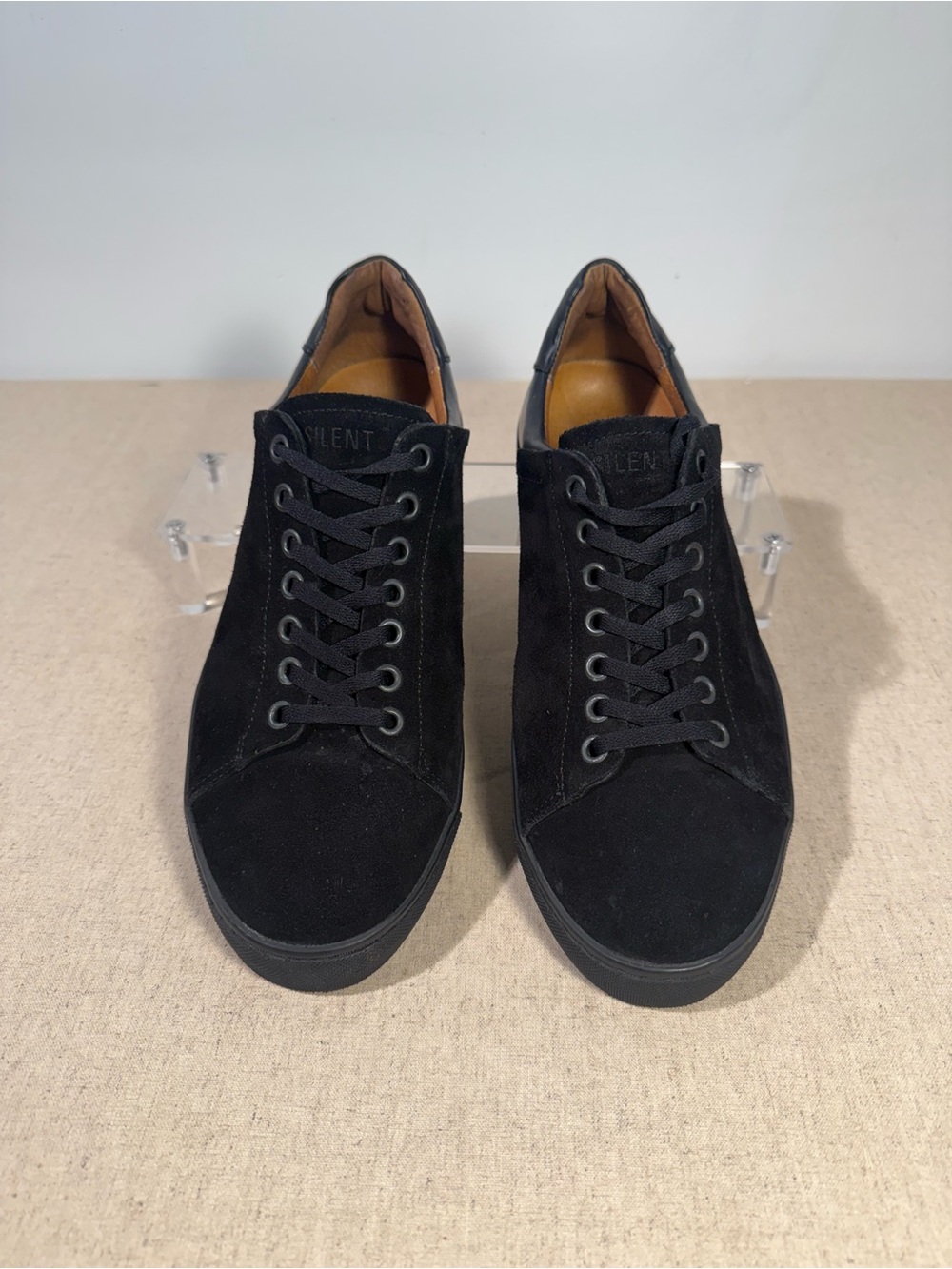 Damir Doma Silent Men's EU 43 Black Suede Leather Low Top Sneakers Portugal